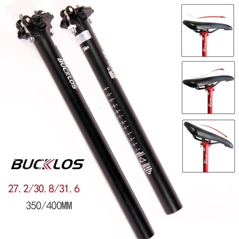 BCUKSLOS Aluminum Alloy MTB Bike Seatpost  27.2mm 30.8mm 31.6mm Bike Seat Tube 350mm 400mm Road Bicycle Seatpost Accessories