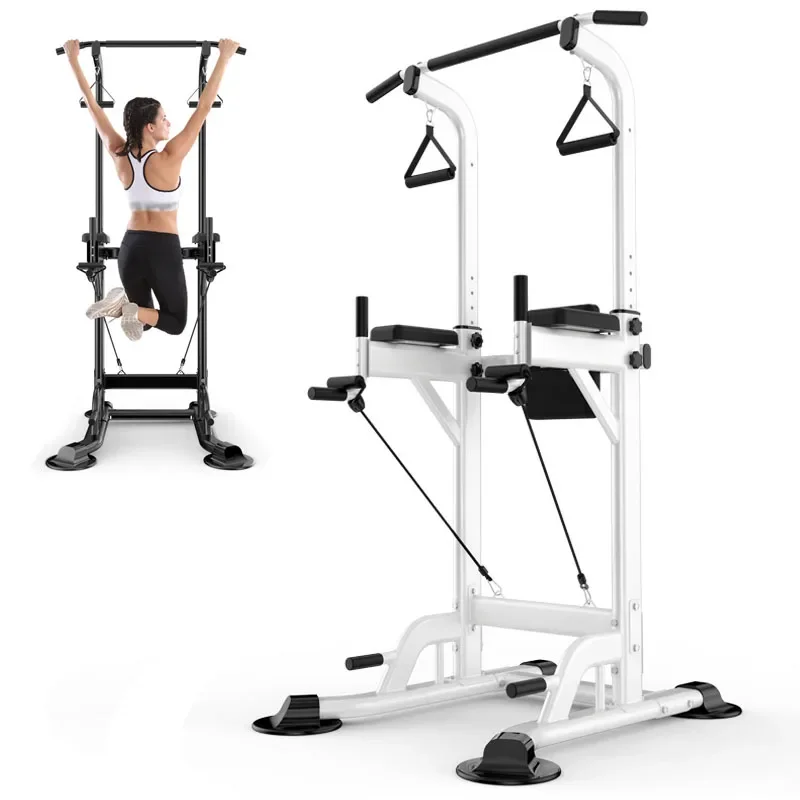 Multifunctional Pull Up Bar Chin Up Bar Dip Station Smith Machine Cage Integrated Fitness Equipments Home Gym Training System