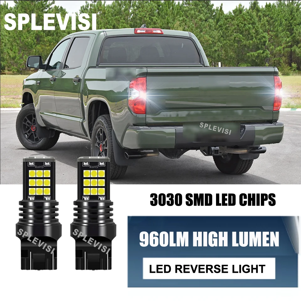 

2x 7440 7443 7441 LED 50000hrslifespan Reverse Lights Replace For Toyota Prius Toyota Highlander RAV4 Land Cruiser Tundra