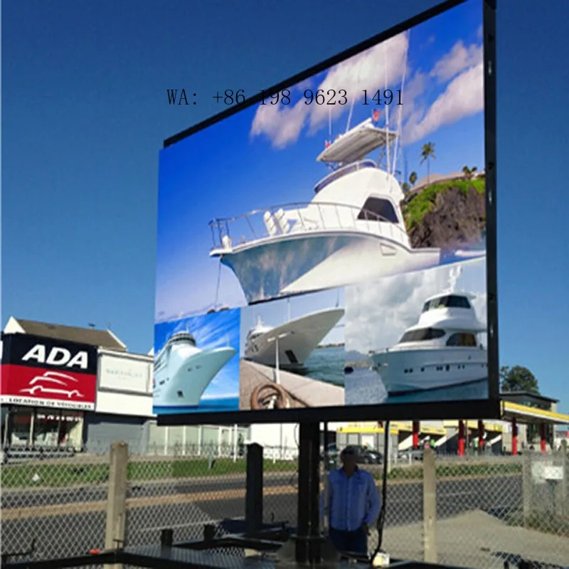 

P4 Custom Outdoor LED Video Wall 3840Hz High Refresh Big Panel Waterproof Fixed for Mall Commercial Advertising Display