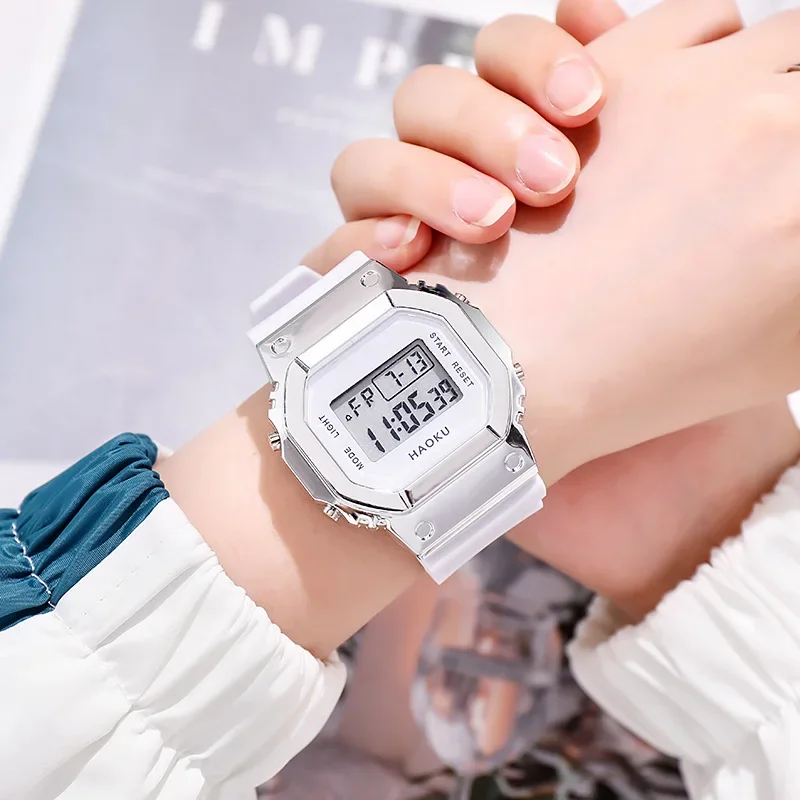 New Boys Girls Digital Luminous Fashion Sport For Watches Couple Gift