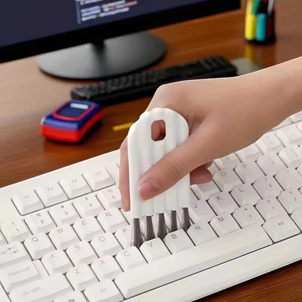 2PC Duster Keyboard Soft Brush Bendable Multifunctional Computer Cleaning Brush Tiny Keyboard Cleaner Computer Cleaning Tools