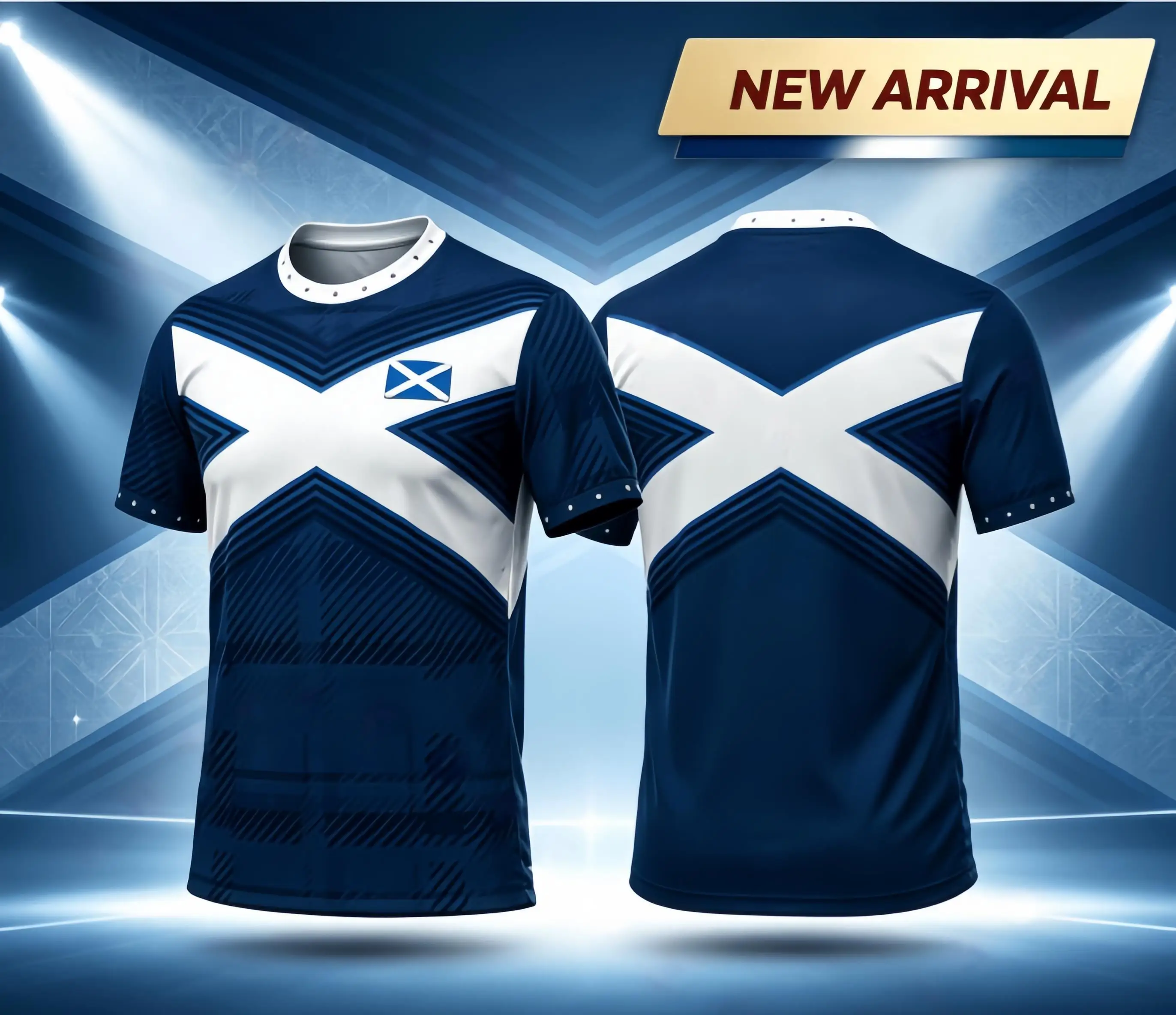 2027 Summer New Scotland Football Jersey Family Matching T-shirt Suitable For Daily And Training Wear Y2K Family Kids Tees Tops