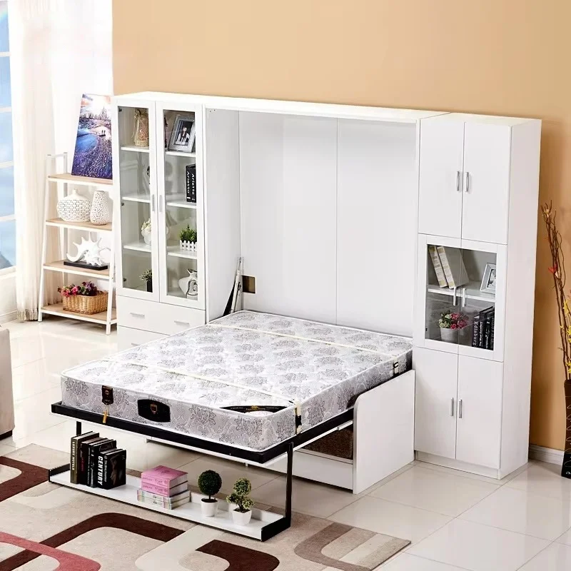 Bifold wall bed multifunctional invisible bed small apartment home furniture