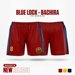 Blue Lock FC Barcha Cartoon Anime Jersey Men Shorts Summer 2024 New Fashion Women Short Pants Sport Children Bottom