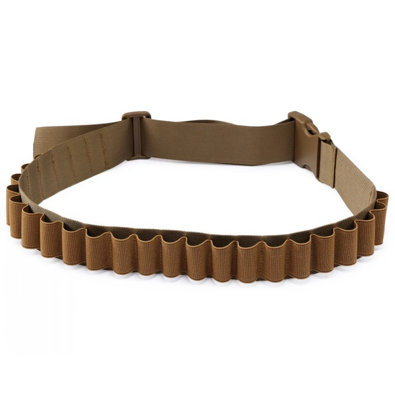 27/30/50 Rounds Shotgun Bandolier Belt Adjustable Tactical Shotgun Shell Carrier Ammo Pouch Holder 12 Gauge Hunting Accessories