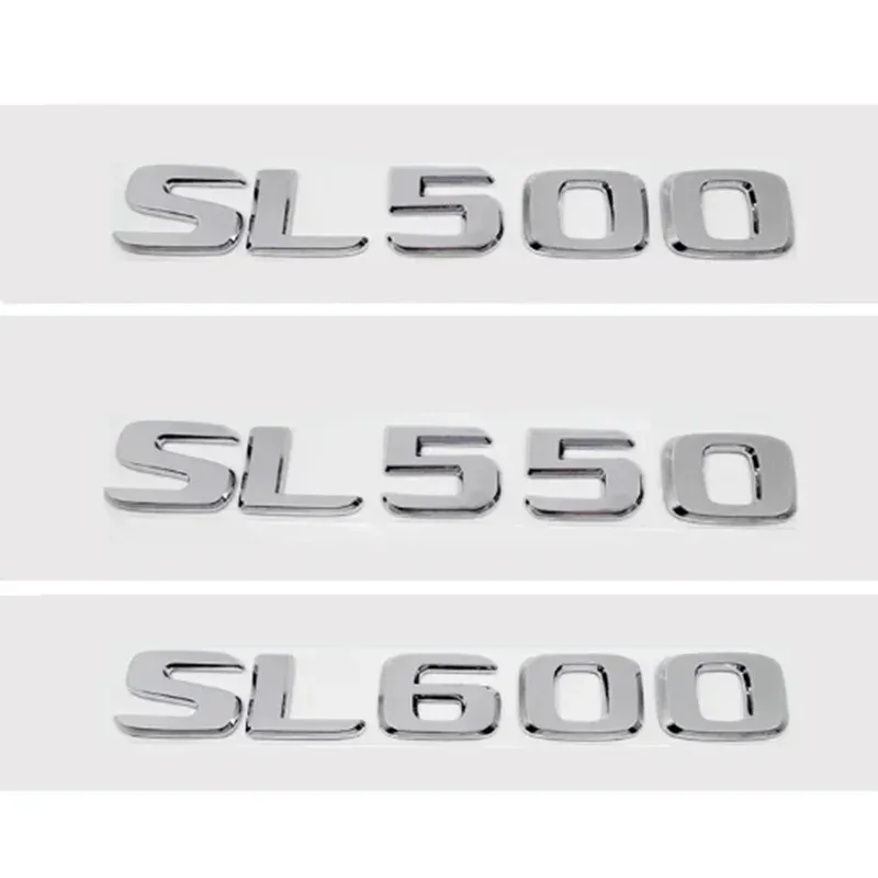 

Car Tail Box Stickers Badge ABS for SL63 SL65 SL300 SL320 SL350 SL500 SL550 SL600 Rear Trunk Decal Emblem Logo Accessories