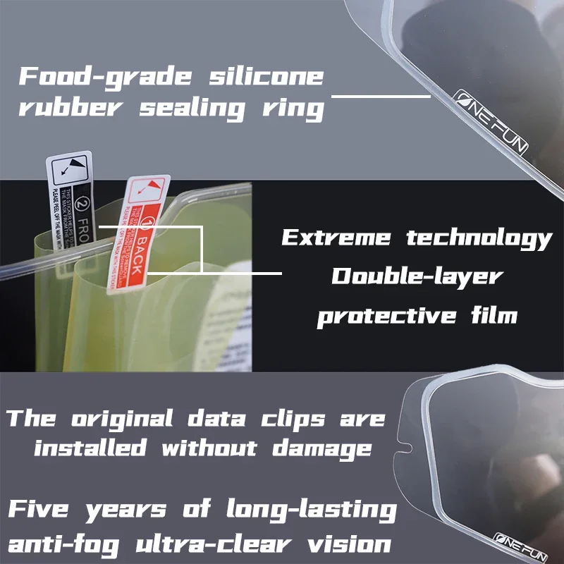 Motorcycle Helmet Visor Anti Fog Film for HJC RPHA31 HJ29 Half-Helmet Pin Anti-Fogging Waterproof Stickers Snap On Inser Clear