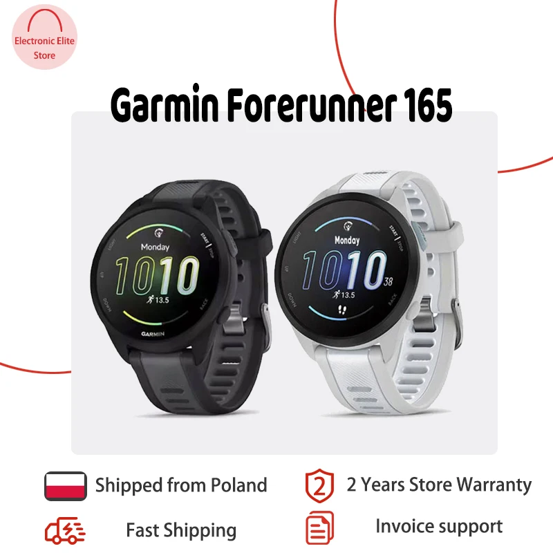 Reloj GARMIN Forerunner 165 con Sensor de Oxígeno en Sangre, Monitoreo de Presión, Reloj Profesional para Correr, Conteo de Pasos y Cronometraje