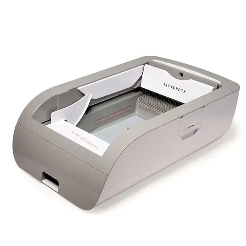

Squared Cat Sandbox Smart Self Cleaning Cat Litter Box Large Automatic Top Entry Portable Self-cleaning Cats Toilet Pet Items