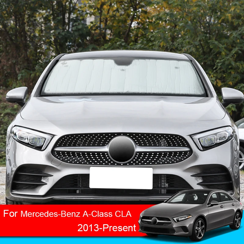 For Mercedes-Bens A Class CLA 2013-2025 Car Sunshades UV Protect Cover Side Window Curtain Sun Shade Visor Mat Auto Accessories