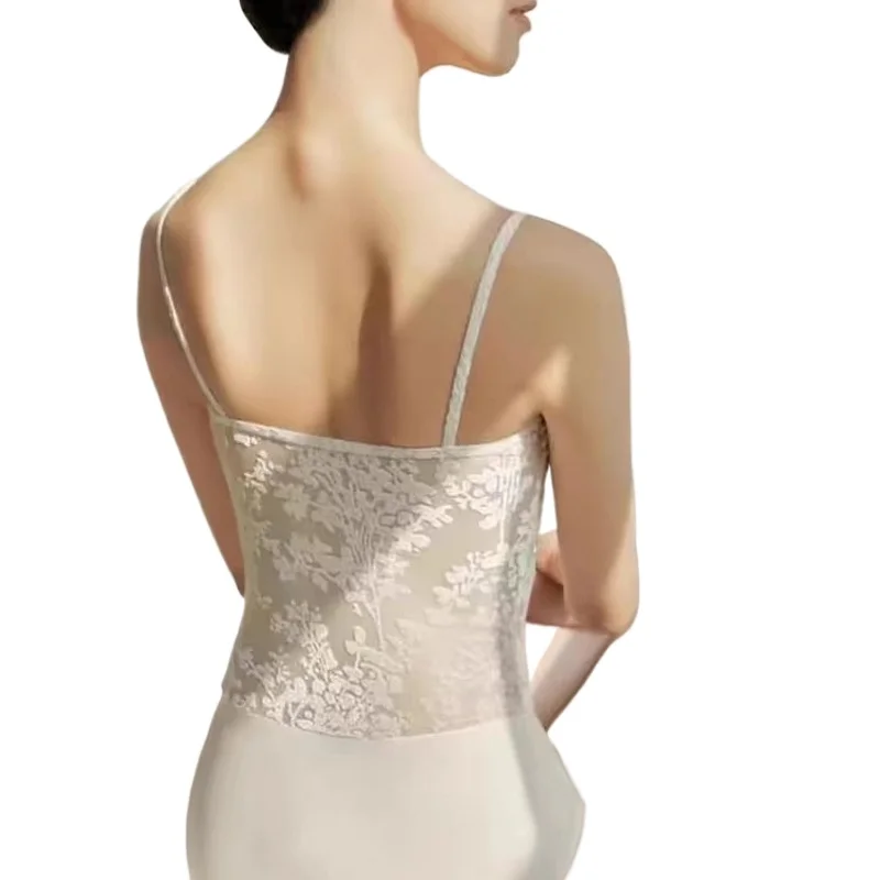 Frauen Ballett Trikots Tanz Leibchen Gymnastic Trikot Futter Erwachsene Body Erwachsene Zurück Ballett Body Teen Skate Badeanzug