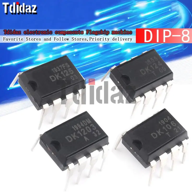 10PCS DK106 DK112 DK124 DK125 DK1203 In-line DIP8 switching power supply IC