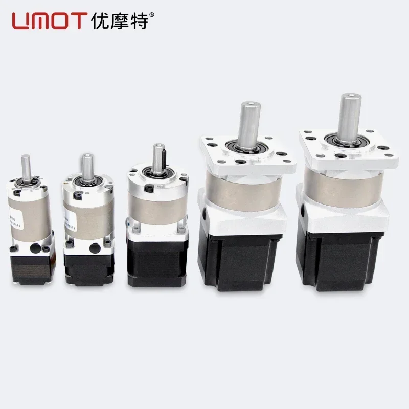 UMOT DC Nema11/14/17/23/24 High Precision Backlash 15 Arcmin Planetary Gear Stepper Motor Gearbox Ratio 1:3/1:4/1:5/1:7/1:9/1:10