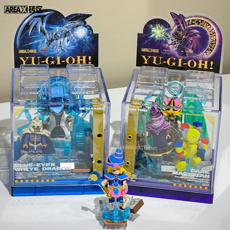 

AREAX Yu Gi Oh Series Box Building Blocks Sky Arena Seto Kaiba Yugi Muto Puzzle Splicing Collection Gift Model Ornaments Toy