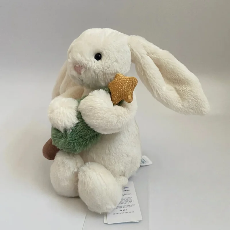 Albero di Natale Coniglio Morbido peluche Cuscino Simpatico regalo divertente Decorazioni per la casa Cuscino Letto Divano Decorazione Fondo antiscivolo Lavabile in lavatrice