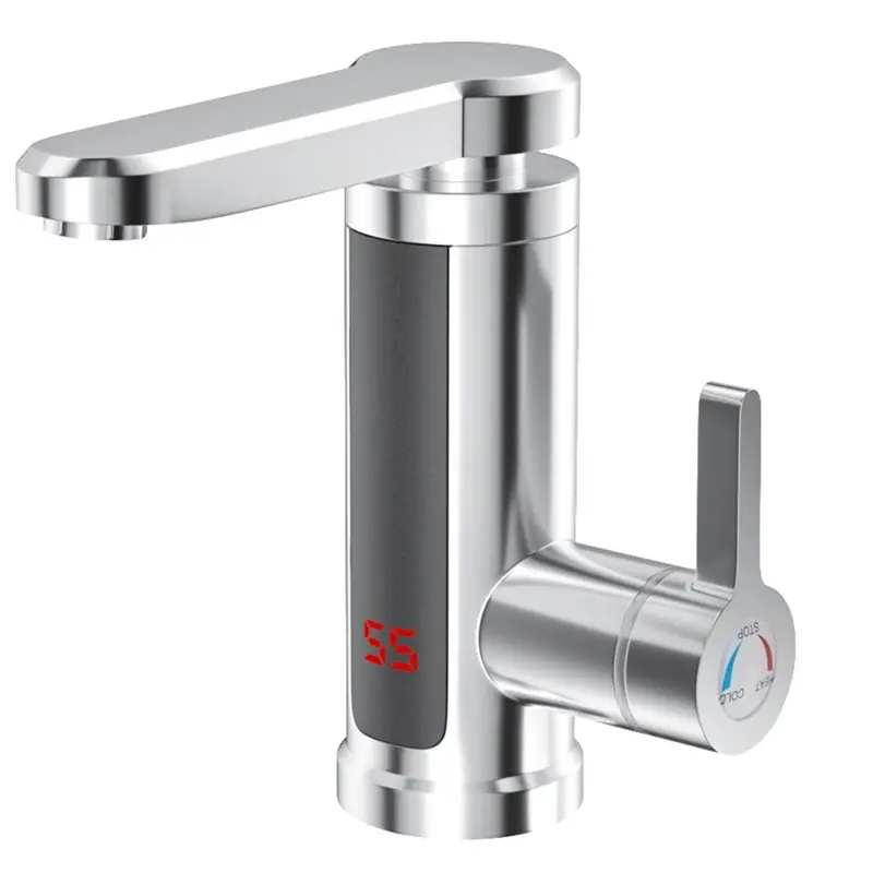 A84G-Tankless Instantaneous Water Heater Electric Kitchen Water Heater Tap Instant Hot Water Heater Cold Heating Faucet US Plug