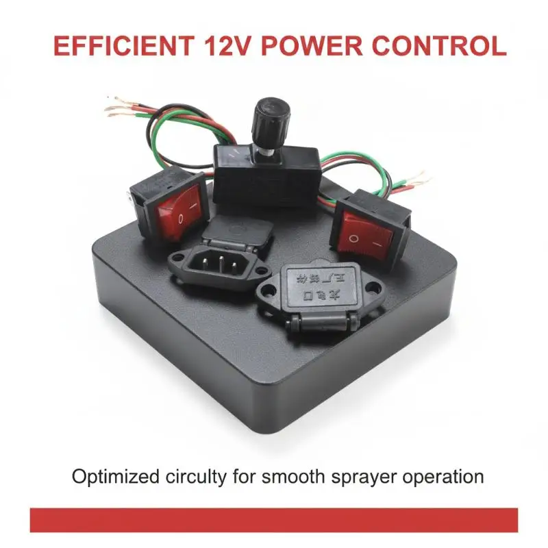 【AB1】12V Electric Sprayer Adjustable Power Switch 1/3Pcs Speed Governor Accessory for Portable Yard Spray Equipment{H}