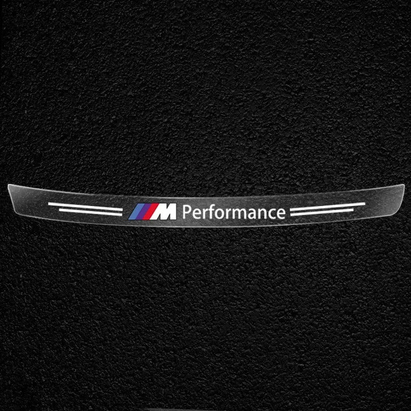 Transparent Car Trunk Badge Protective Sticker Car Accessories For BMW M Performance X1 X3 X4 X5 X6 X7 E84 F30 F20 E83 F26 E53