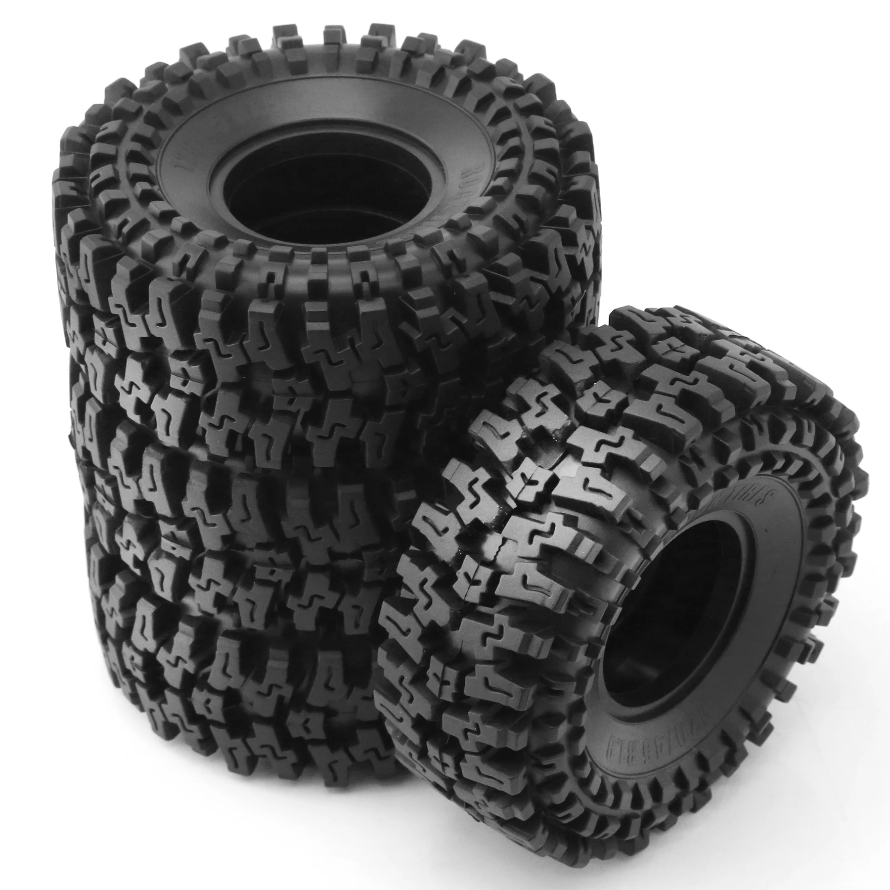 

1.9 Crawler Tires OD 4.72" With Foam Insert For 1:10 Crawler Car Traxxas TRX4 Axial SCX10 RC4WD D90 TF2 Tamiya CC01 Gen8 4PCS ﻿