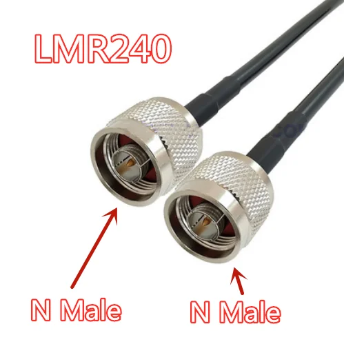 

Кабель LMR240 N «папа-N» штекерный разъем 50-4 LMR-240 RF коаксиальный соединительный кабель с косичкой LSR240