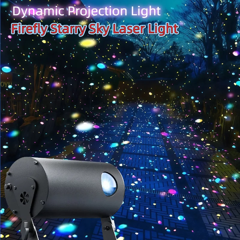 حديقة في الهواء الطلق اليراع مصباح ديناميكي مقاوم للماء كامل اللون الملونة بارك المناظر الطبيعية الخلابة منطقة الإضاءة كامل السماء ستار مصباح عرض ليزر