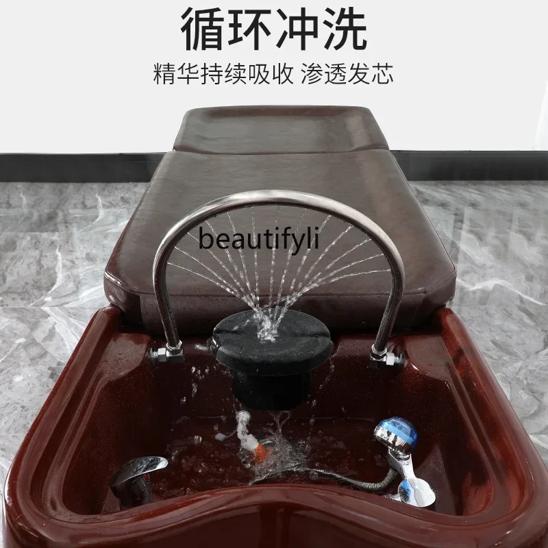 

smt14 Thai massage hair salon dedicated constant temperature water circulation aromatherapy foot bath surfing integrated bed