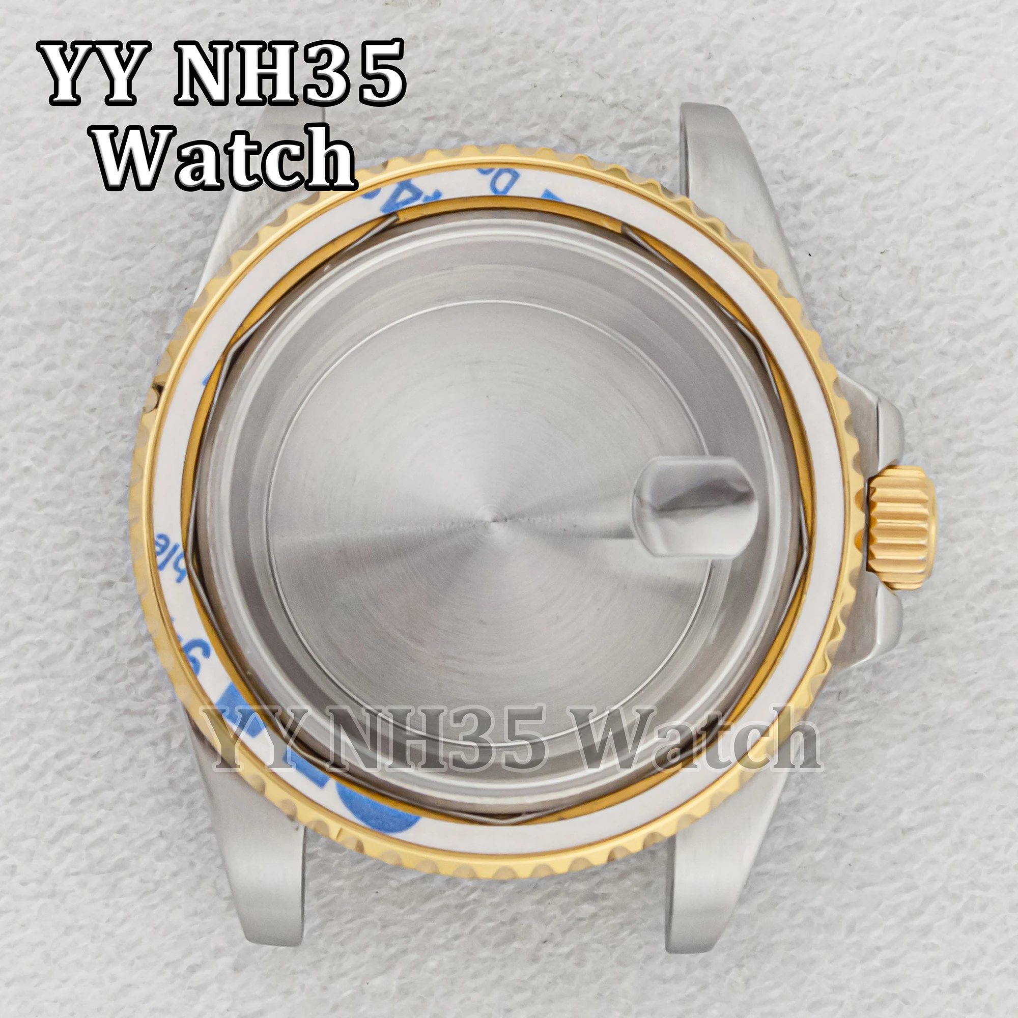 

Stainless Steel 10ATM Waterproof NH35 Case for SUB GMT 40mm Watch Case fit NH34/NH35/NH36 Mechanical Movement Watch Accessories