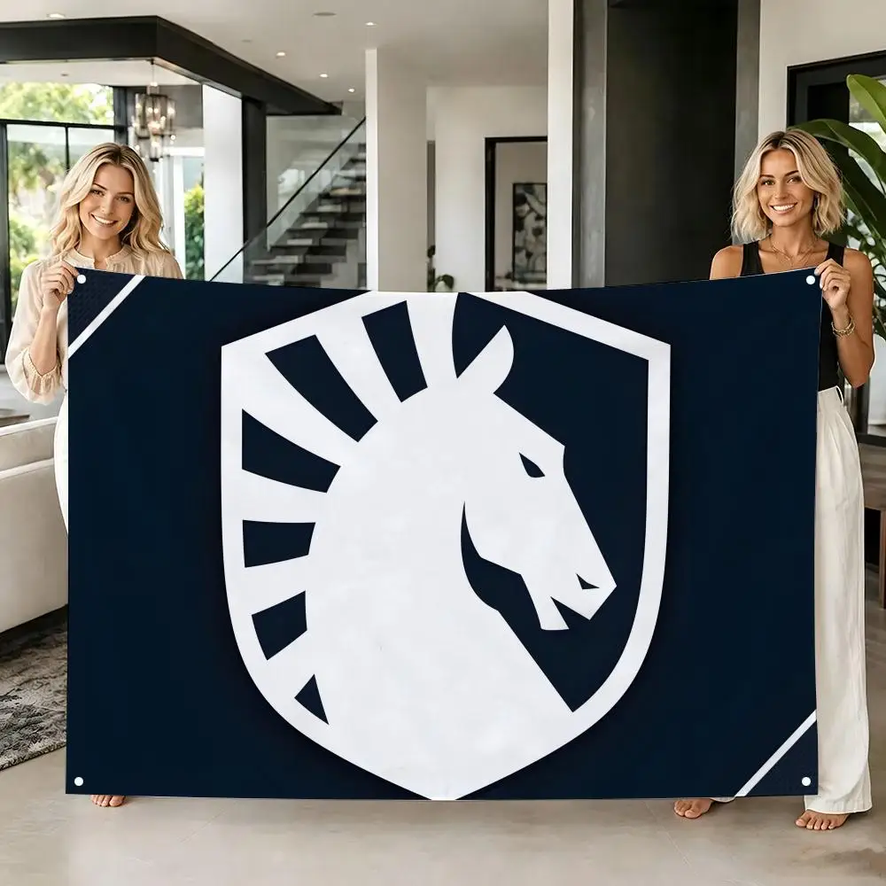 Pro Gamer T-Team L-Liquid Flag Flags Tapestry Creative Pattern Photo Living Room Wall Art Party Outdoor Decor