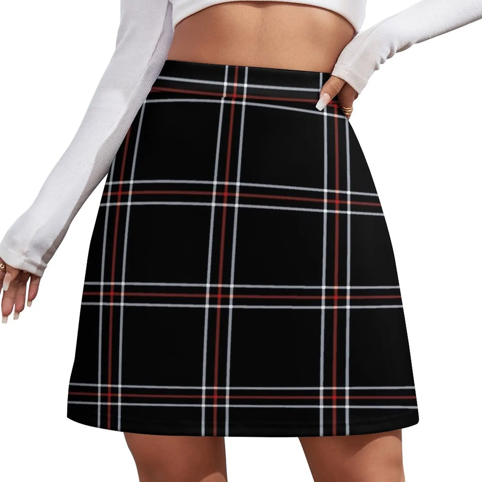 

Shujin Print Mini Skirt skirts for women 2025 womens clothing Mini Skirt