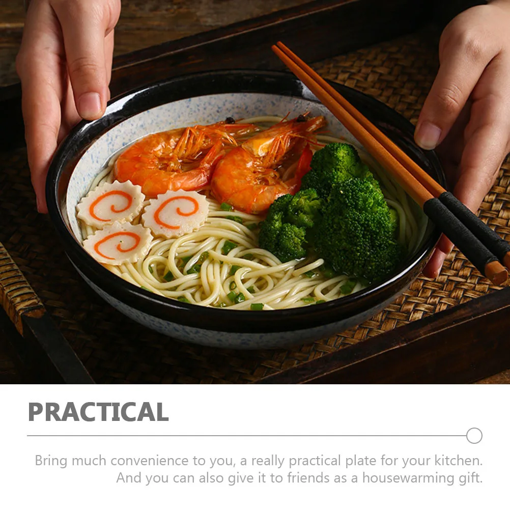 

Sea Wave Pattern Ceramic Food Tray Vintage Serving Plate Dinner Platter Multi-Function for Kitchen Dining Party Events