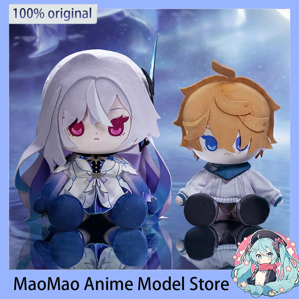 

Плюшевая кукла-подушка Genshin Skirk Tartaglia: Аниме-мерч, милая девичья кукла-сердечко, коллекционный подарок в мультяшном стиле