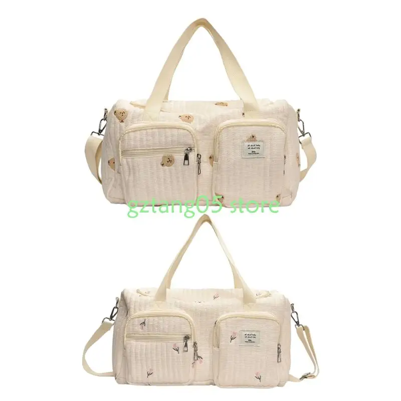 

57ee Portable Mom Bag большую способность для детских потребностей модный туристический корпус