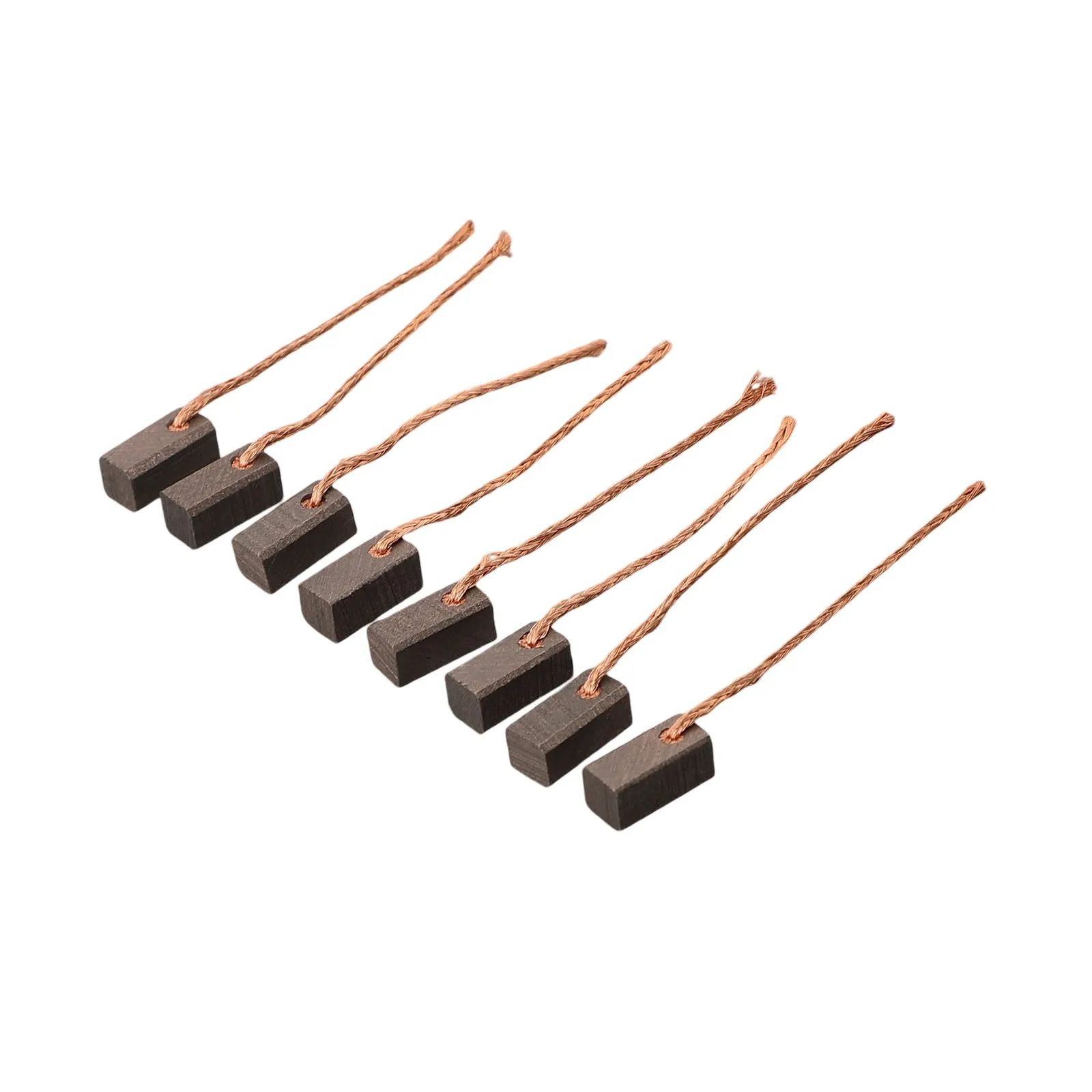 8Pcs Motor Carbon Brushes Copper Motor Carbon Brushes 5x5x10mm Replace For Angle Grinder Electric Hammer Electric Rotary Tool