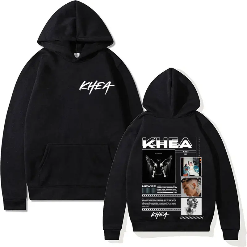 

Rapper KHEA Album Tour 2025 Hoodies Mens Women Clothes Fashion Hip Hop Oversized Tracksuit Casual Sweatshirts Popluar Streetwear