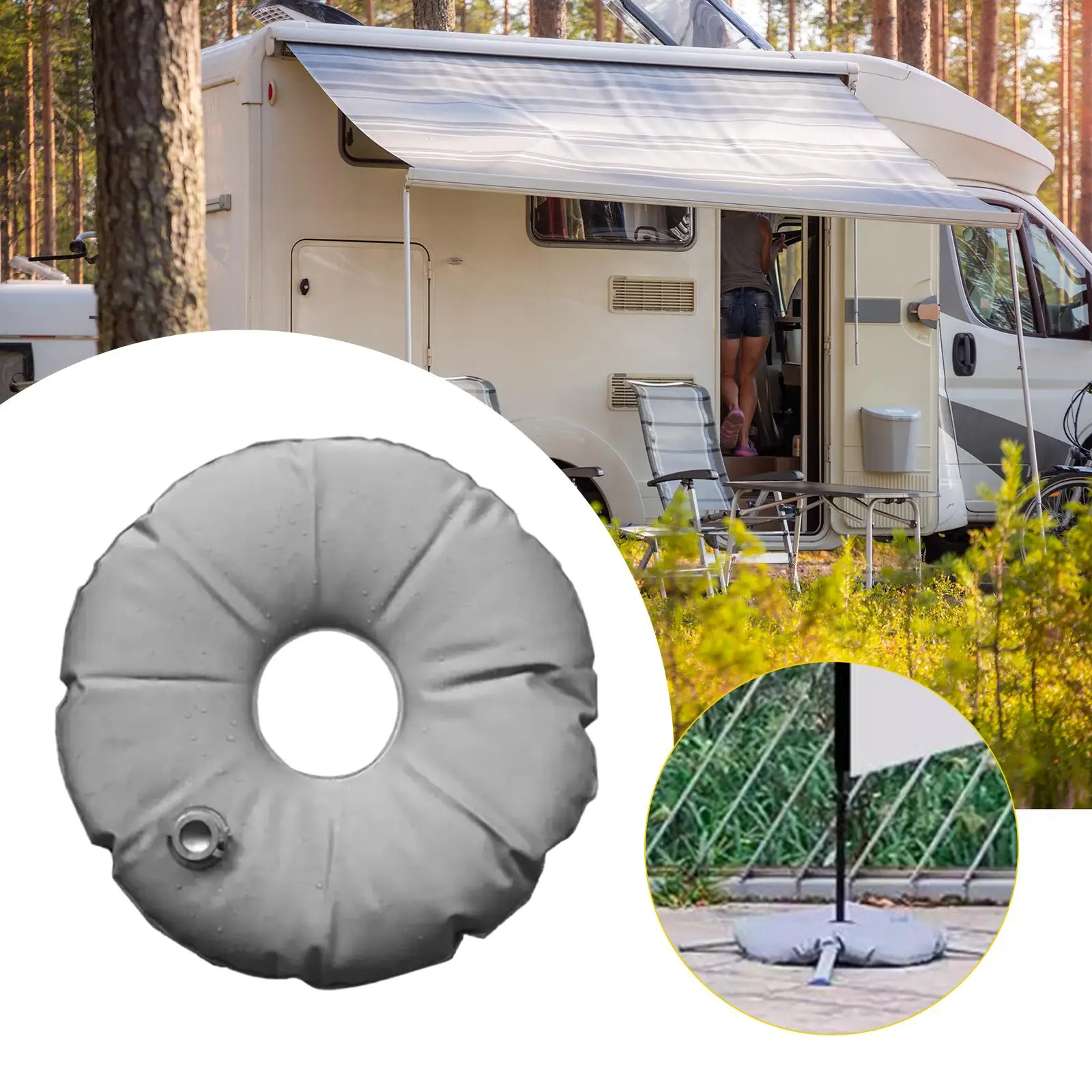 

Утяжелитель для уличного зонта, портативный, из ПВХ, с наполнением водой, для пляжных зонтов, сада, патио, веранды, навесов