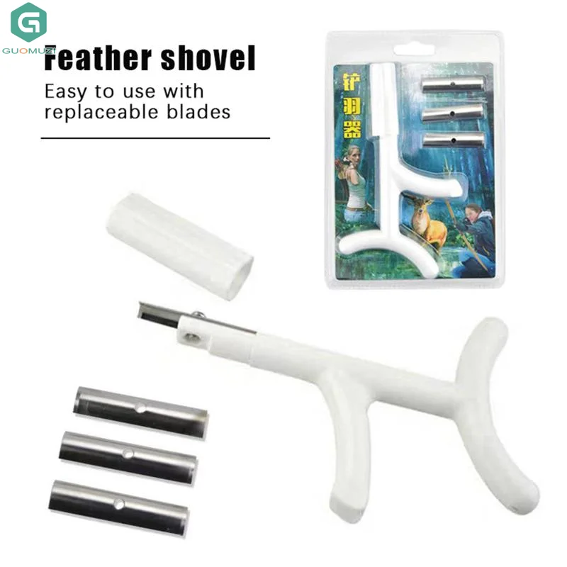 1Set Plastic  Outdoor Shooting Hunting Accessories Arrow Feather Scraper Stripper Remove Archery Arrow Vanes Tool