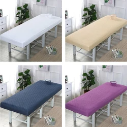 Soft Thickened Bed Sheets Beauty Salon Massage Special Breathable And Perforated Flat Bed Sheets For Spa Clubs