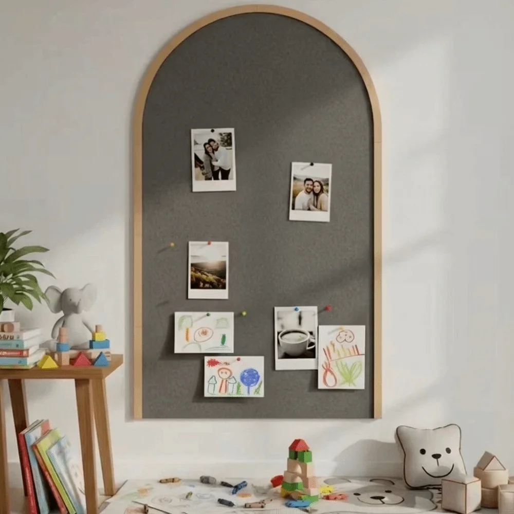 9/10Pcs Super Large Wall Arch Decor Shaped DIY Wall Decor Scalloped Crafts Trim Easy To Install Vintage Wood Arch Frame