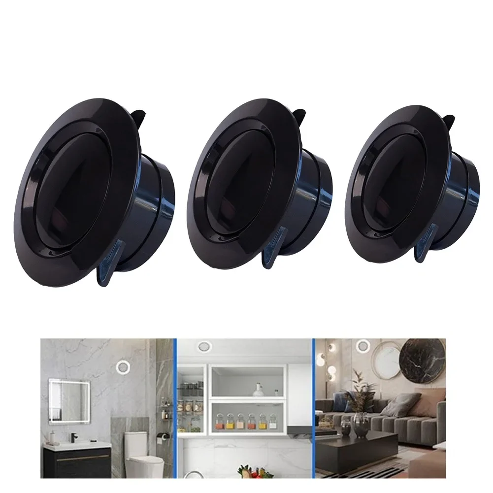 1pc Ventilation Air Outlet Plastic Air Conditioning Vents Ventilation Duct Cap Round Outlet Inlet Grille Home Improvement