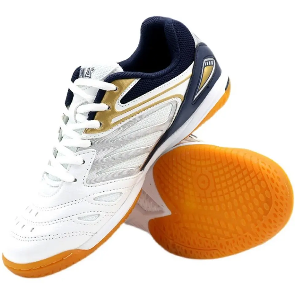 Chaussures de badminton professionnelles unisexes, chaussures de sport anti-torsion, chaussures de tennis de table, chaussures de court d'intérieur