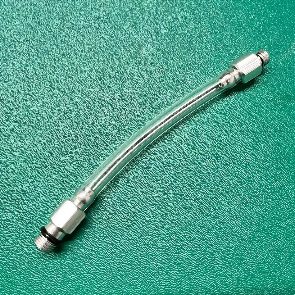 M7 Anti-slip D2 O-Ring Hose Fitting 0.5 Thread Pitch 4mm ID 4mm OD Oil Brake Bleed Adapter Screw M6 ID Automotive Connector