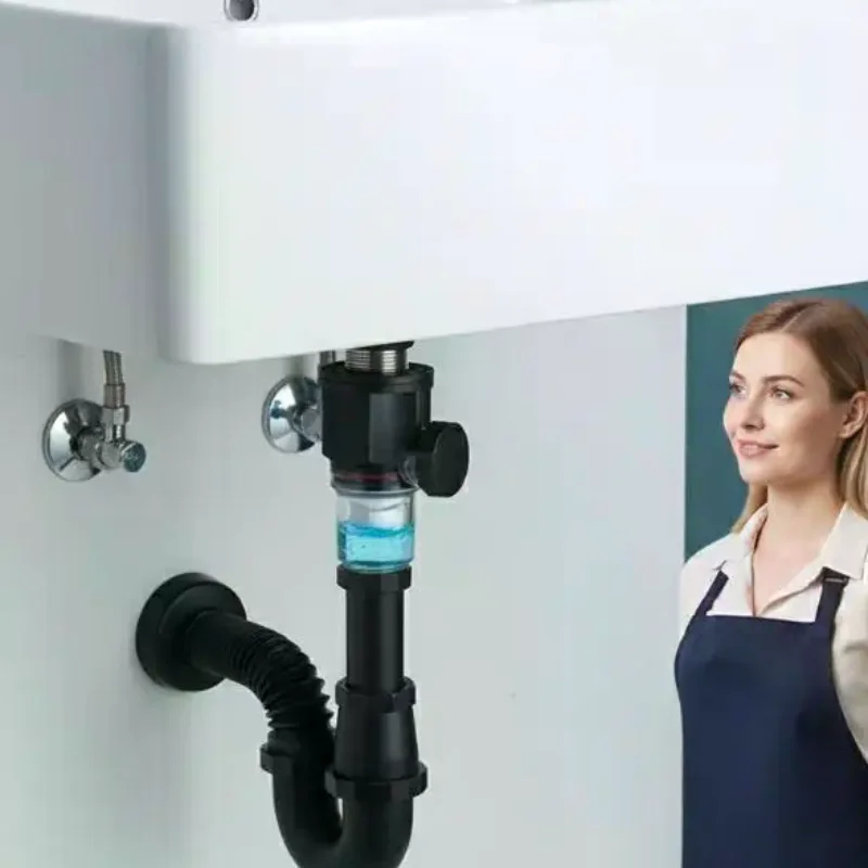 

Universal Flip Stainless Steel Washbasin Washbasin Sink Wall Drainage Pipe Kitchen Bathroom Accessories Anti Odor Drainage Pipe