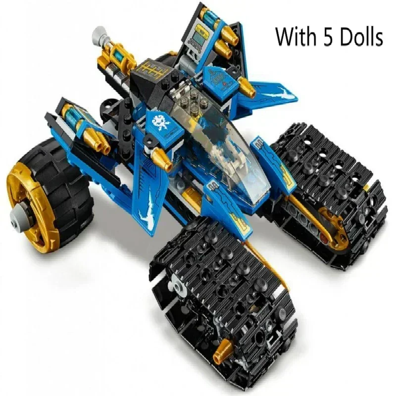 Thunder Raider Robot Model Building Blocks para crianças, Veículos Brinquedos, Compatível com 71699, 610pcs