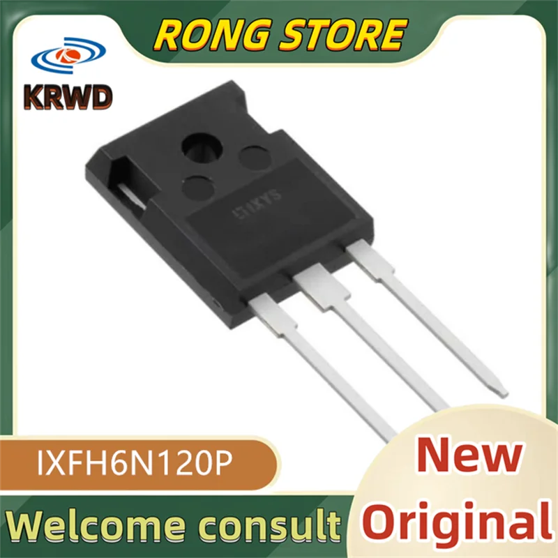 2PCS IXFH6N120P  New and Original IXFH6N120P IXFH6N12 IXFH6N1