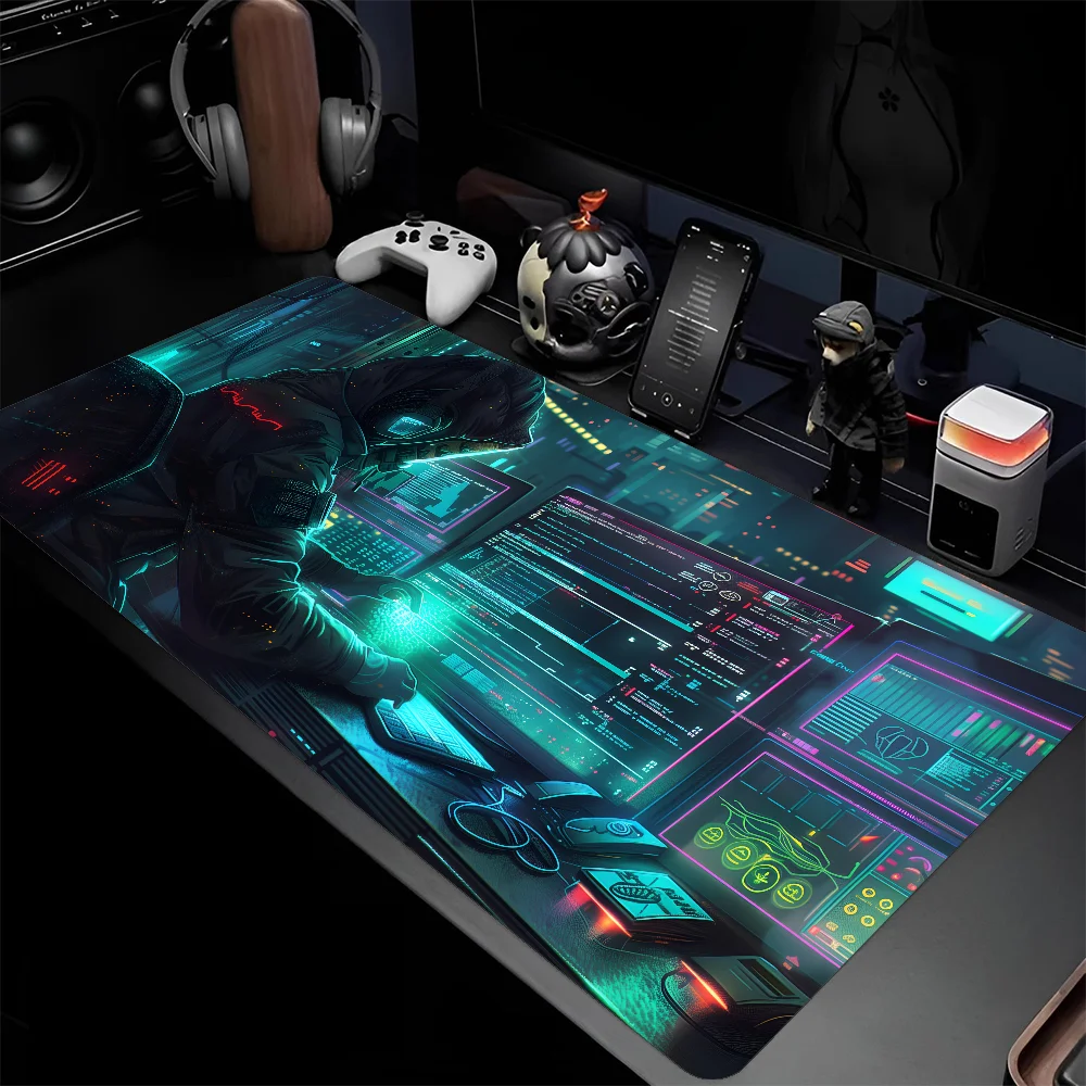 Programmer Code Mousepad Large Keyboard Desk Mat Gaming Mouse Pad LockEdge Non-slip Mat