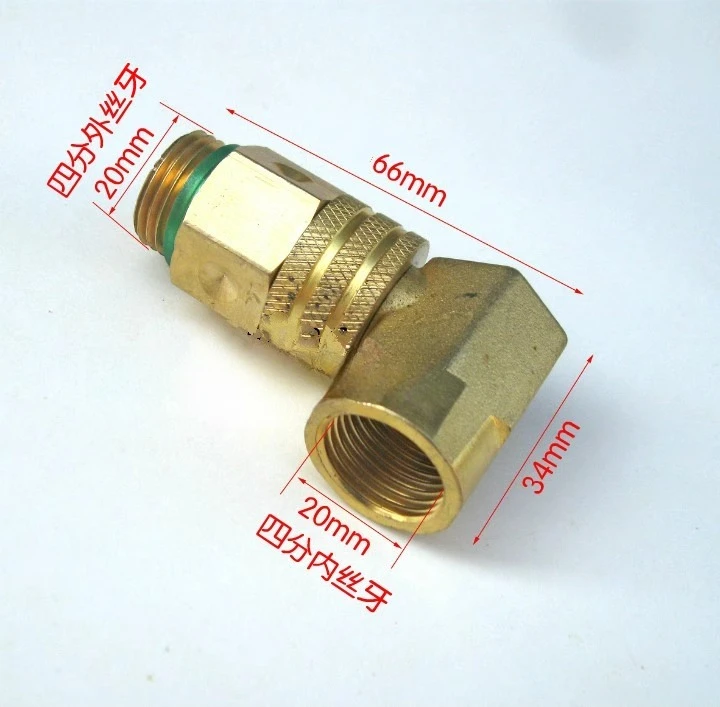 

Pure copper four-quarter wire universal 4-quarter tooth 20MM copper joint 360 degree rotation anti-knot
