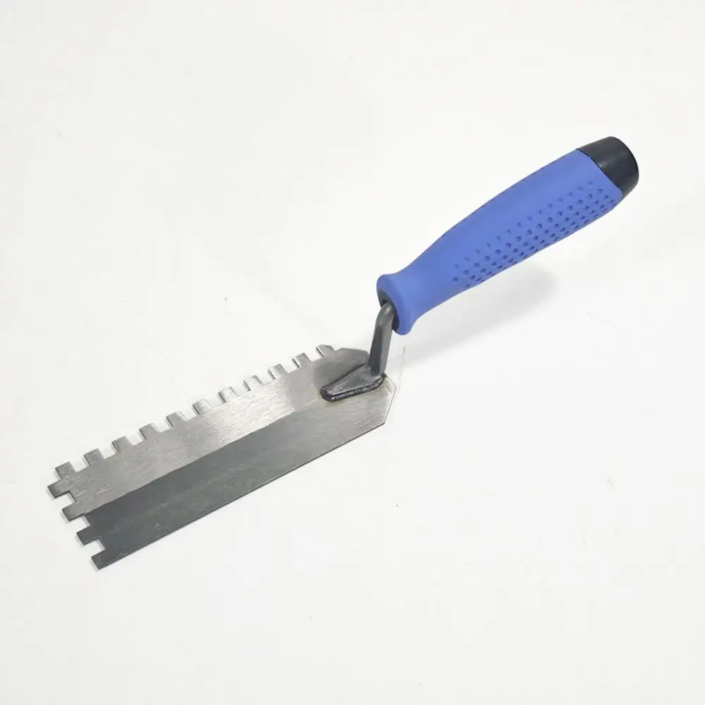 

Square Tooth Trowel Tool Anti Slip Handle Efficient Scraping Putty Scraper Professional Carbon Steel Spatula Construction Tool