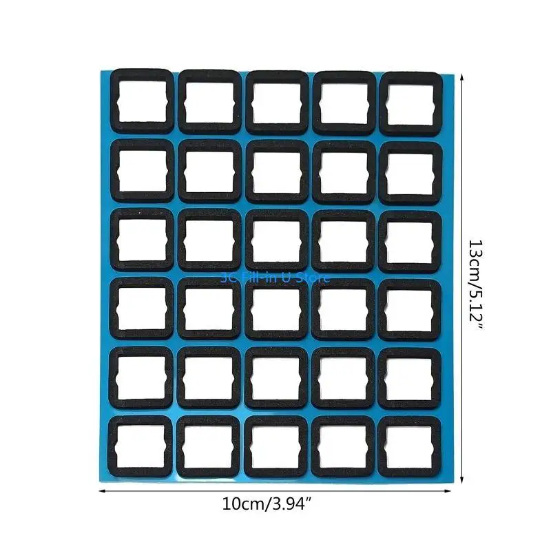 G8ta 120pcs Single Switch -films voor mechanisch toetsenbord Sandwich Cotton Switches Pad