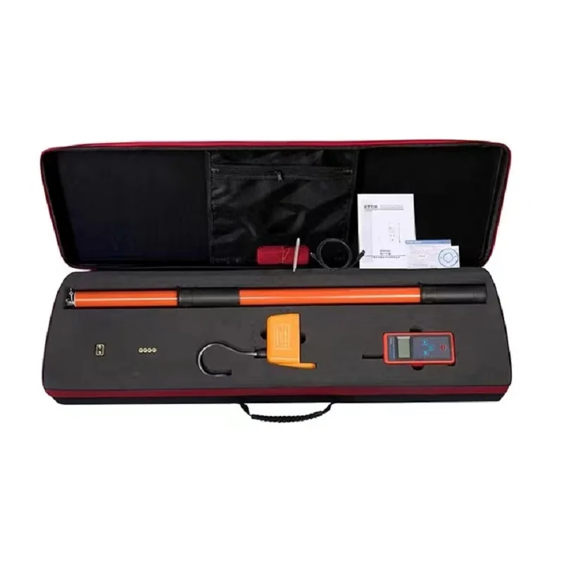 

ETCR1800A Wireless High Voltage Phase Detector 0.1kV - 220kV Current Test Light Alarm 99 Groups Data Upload Function Auto Off